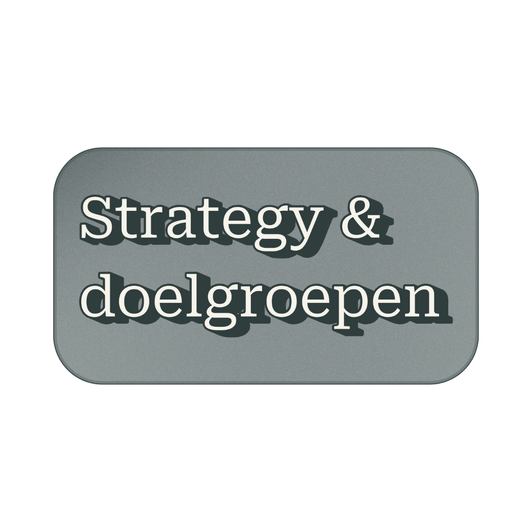 Strategie en Doelgroepen