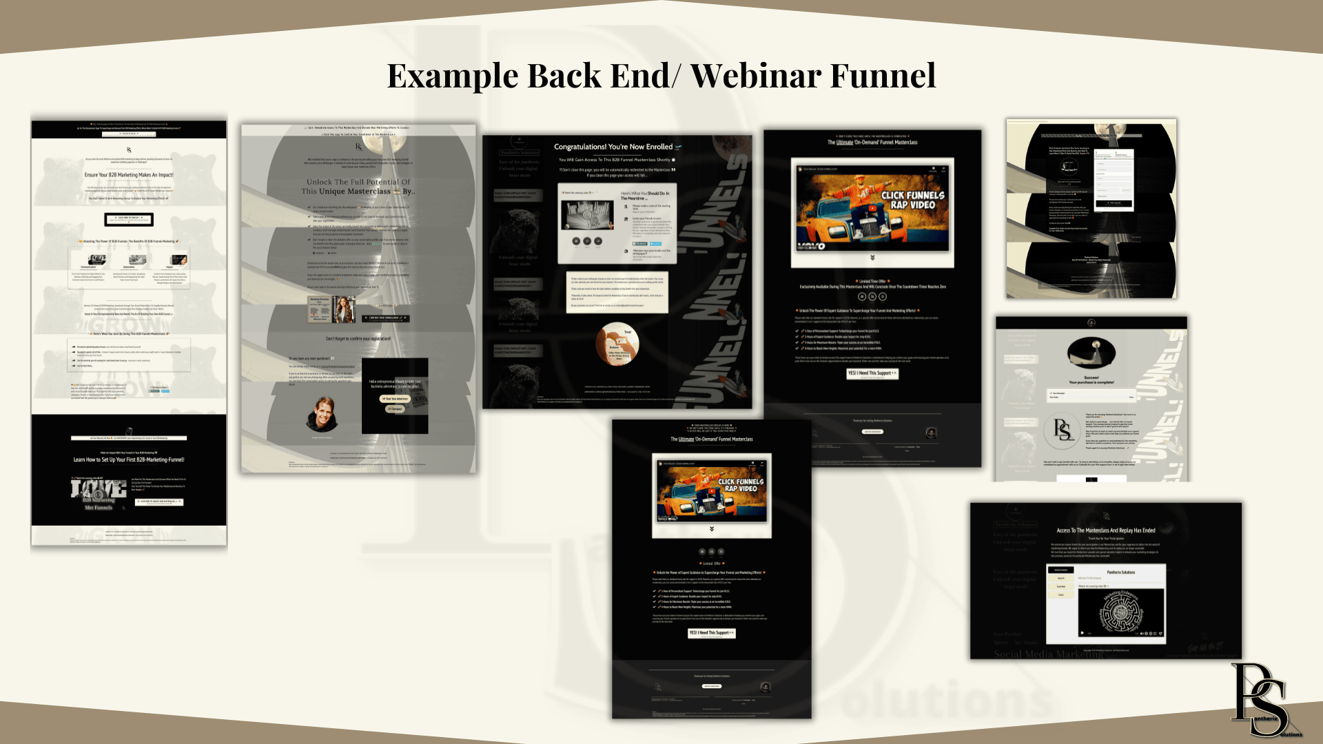 Back End Funnel Pantherix Solutions