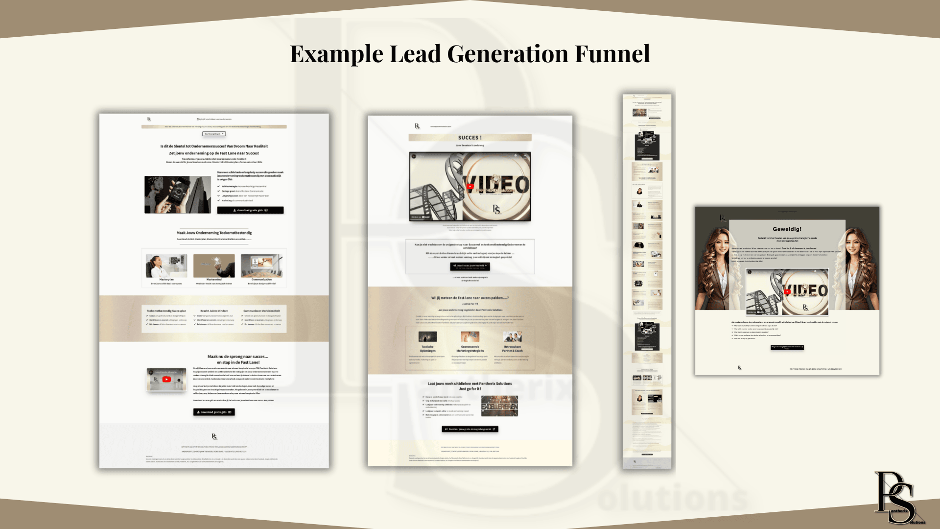 Lead generation Funnel Pantherix Solutions